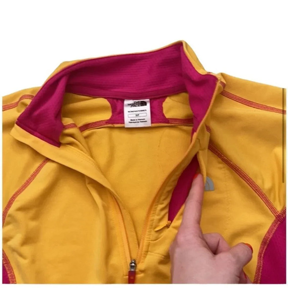 EUC Womens North Face Half Zip Vapor Wick Jacket S Color Combo Running - Picture 4 of 8
